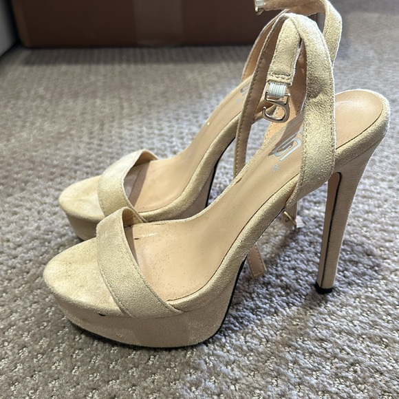 NUDE heels size 35-35.5 high 12cm - Picture 2 of 5